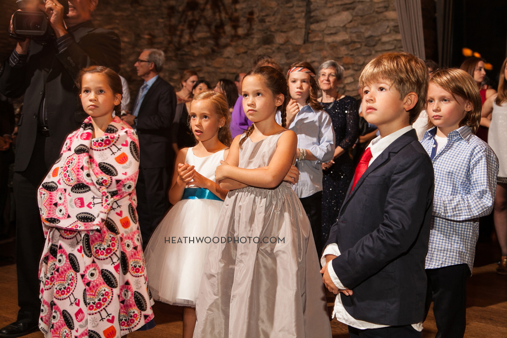Children listen to a speech by: Heathwood Photo