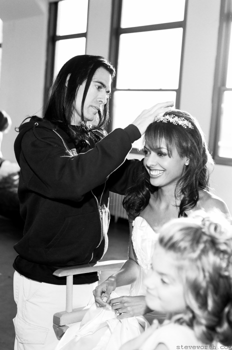 Getting ready Tribeca Rooftop Studio by: Kira Yustak