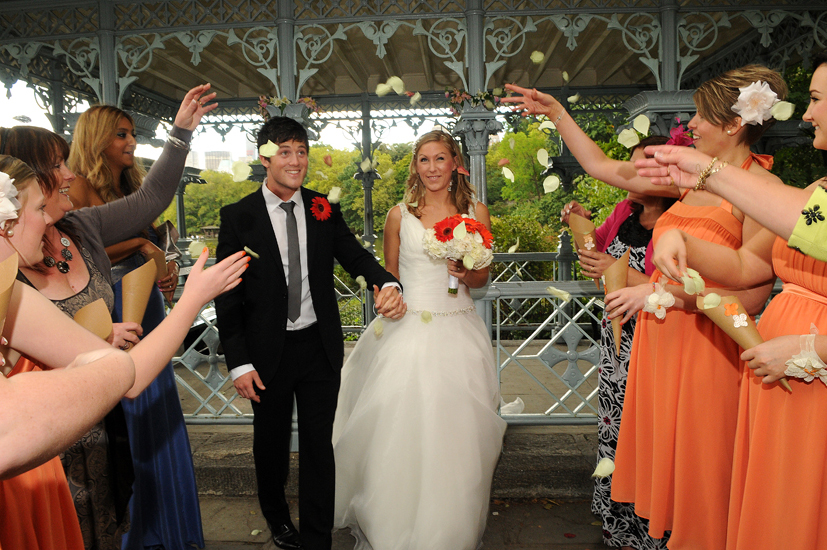 Wedding Ceremony at Ladies Pavilion by: Kira Yustak