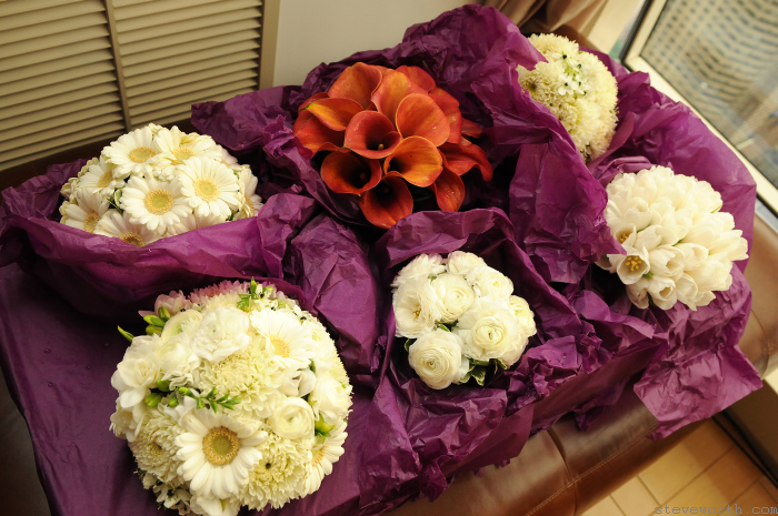 Laura and Peter – Bridal Bouquets by: Kira Yustak
