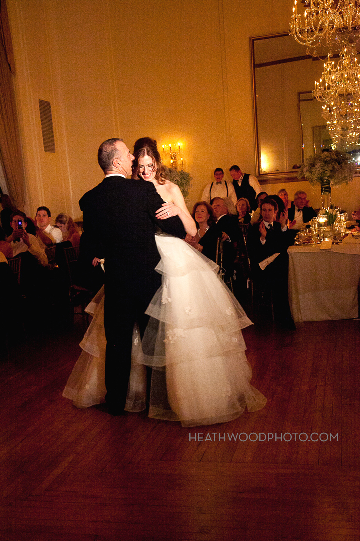 Father-daughter dance by: Heathwood Photo