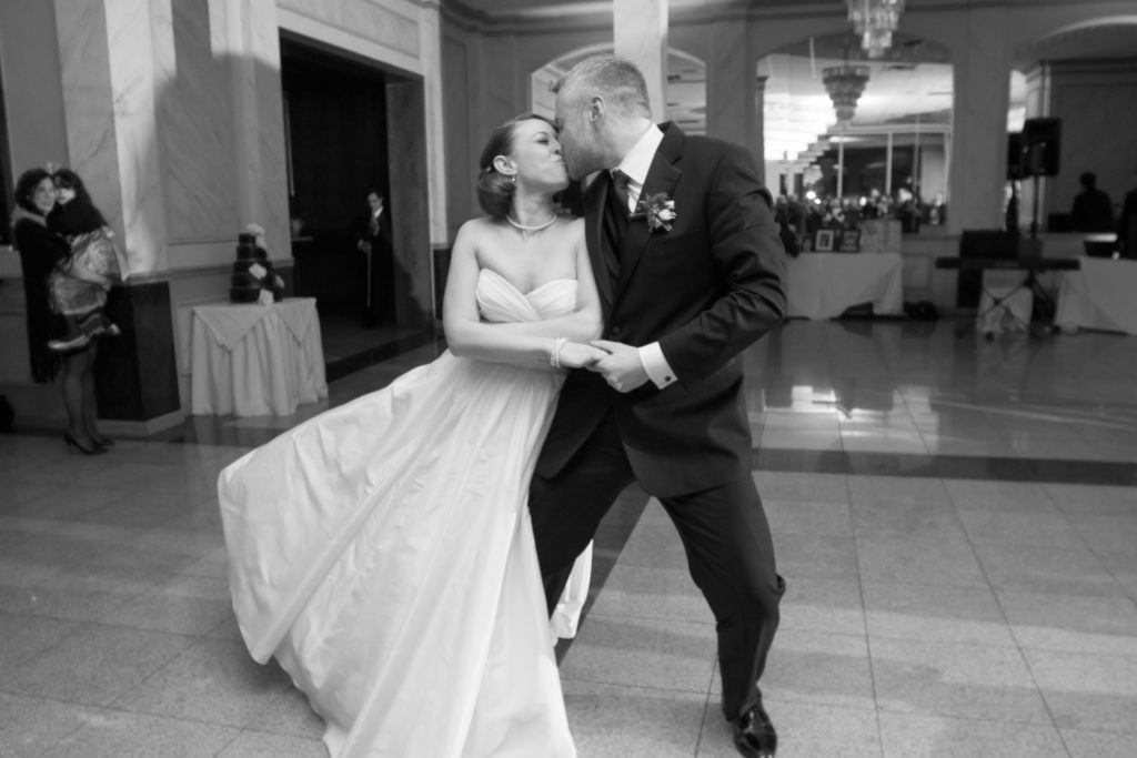 First dance for the new couple by: Robert London Photography