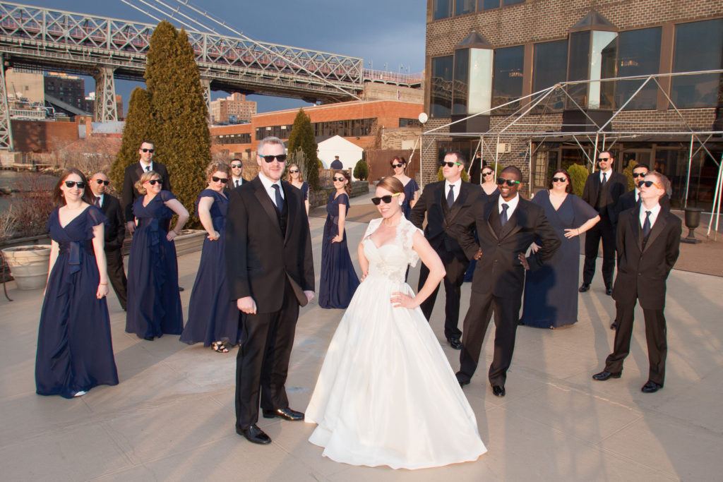Wedding group meets Xmen by: Robert London Photography