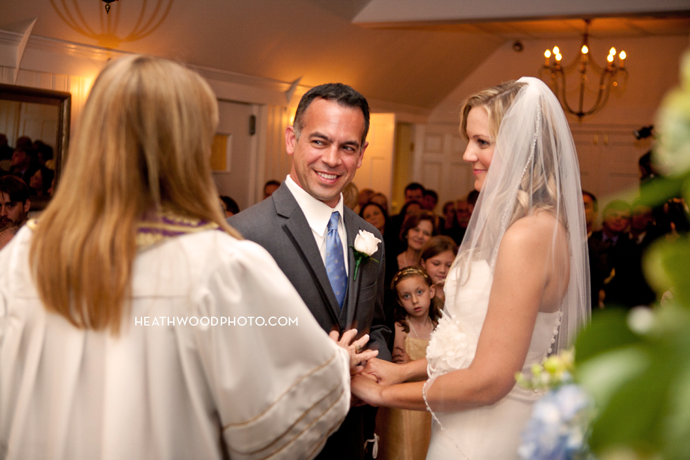 Groom close up during ceremony by: Heathwood Photo