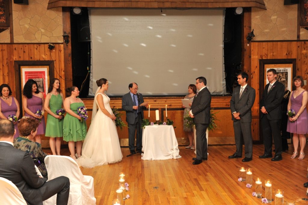 Ceremony in Progress by: Steve Worth Photography