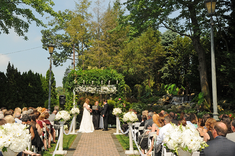 Ceremony outside by: Kira Yustak
