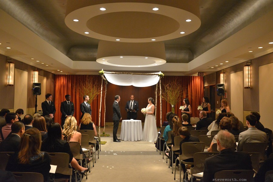 Ceremony in Progress by: Steve Worth Photography